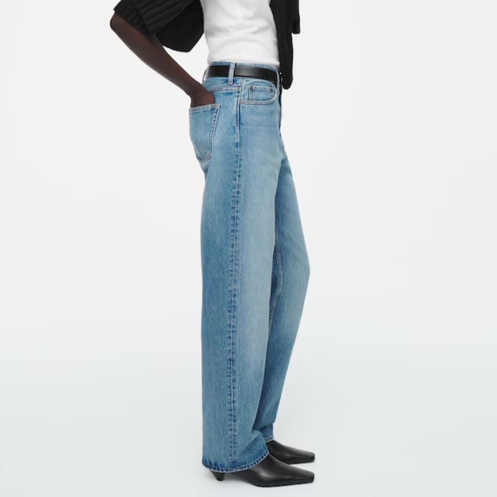 COS Column Jeans Light Blue Wash LIKE NEW! - Picture 2 of 16